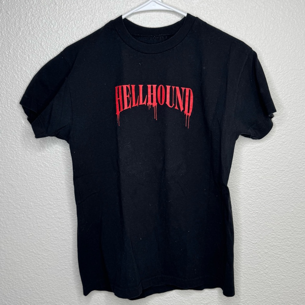 Graphic Black T-Shirt with White Print